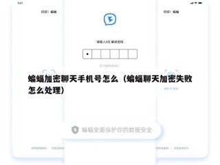蝙蝠加密聊天手机号怎么（蝙蝠聊天加密失败怎么处理）