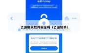 乙游聊天软件安全吗（乙游知乎）