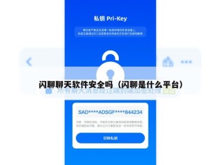 闪聊聊天软件安全吗（闪聊是什么平台）