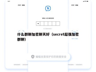 什么群聊加密聊天好（secret超强加密群聊）