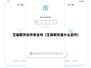 芝麻聊天软件安全吗（芝麻聊天是什么软件）