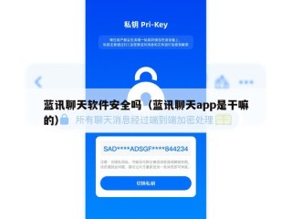 蓝讯聊天软件安全吗（蓝讯聊天app是干嘛的）
