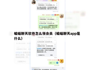 蝙蝠聊天软件怎么领会员（蝙蝠聊天app是什么）
