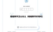 蝙蝠聊天怎么玩儿（蝙蝠聊天好用吗）