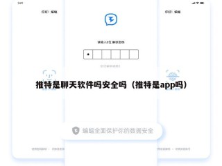 推特是聊天软件吗安全吗（推特是app吗）