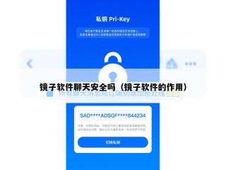 镜子软件聊天安全吗（镜子软件的作用）