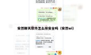 安然聊天软件怎么样安全吗（安然wi）