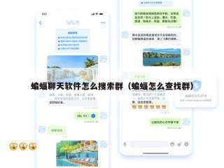 蝙蝠聊天软件怎么搜索群（蝙蝠怎么查找群）