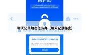 聊天记录加密怎么办（聊天记录秘密）