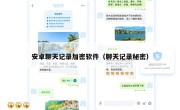 安卓聊天记录加密软件（聊天记录秘密）