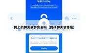 网上的聊天软件安全吗（网络聊天软件是）