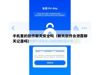 手机里的软件聊天安全吗（聊天软件会泄露聊天记录吗）