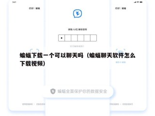 蝙蝠下载一个可以聊天吗（蝙蝠聊天软件怎么下载视频）