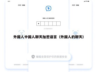外国人中国人聊天加密语言（外国人的聊天）