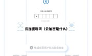 云加密聊天（云加密是什么）