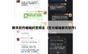 聊天软件蝙蝠的官网名（官方蝙蝠聊天软件）