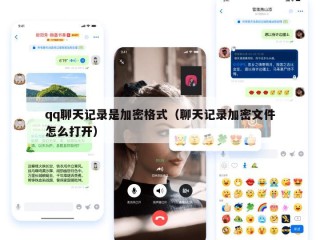 qq聊天记录是加密格式（聊天记录加密文件怎么打开）