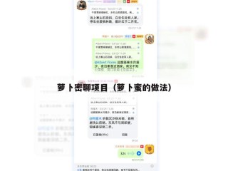 萝卜密聊项目（萝卜蜜的做法）