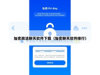加密简洁聊天软件下载（加密聊天软件排行）