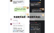粤语聊天加密（粤语聊天用语）