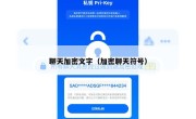 聊天加密文字（加密聊天符号）