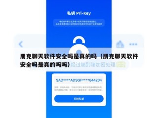 朋克聊天软件安全吗是真的吗（朋克聊天软件安全吗是真的吗吗）