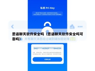 恩语聊天软件安全吗（恩语聊天软件安全吗可靠吗）