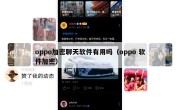 oppo加密聊天软件有用吗（oppo 软件加密）
