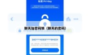聊天加密码锁（聊天的密码）