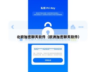 北欧加密聊天软件（欧洲加密聊天软件）