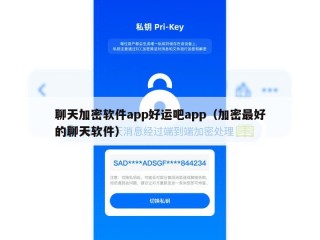 聊天加密软件app好运吧app（加密最好的聊天软件）