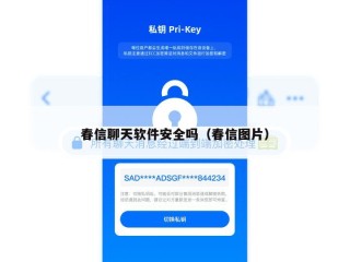 春信聊天软件安全吗（春信图片）