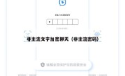 非主流文字加密聊天（非主流密码）